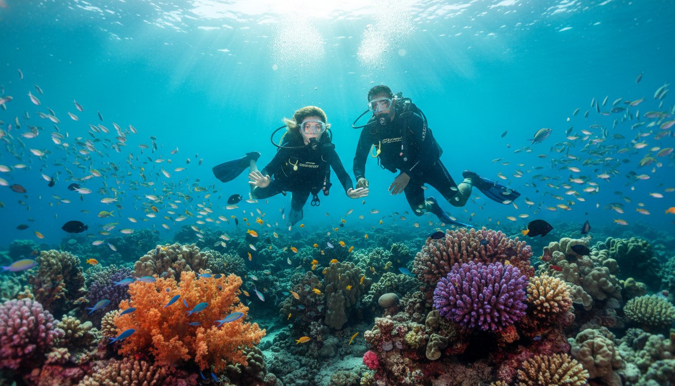 Ronjenje za početnike Hurgada: Vaš potpuni vodič za prvi zaron 1 Ronjenje za pocetnike Hurgada Vas potpuni vodic za prvi zaron Hero Image hurgada izleti Vip